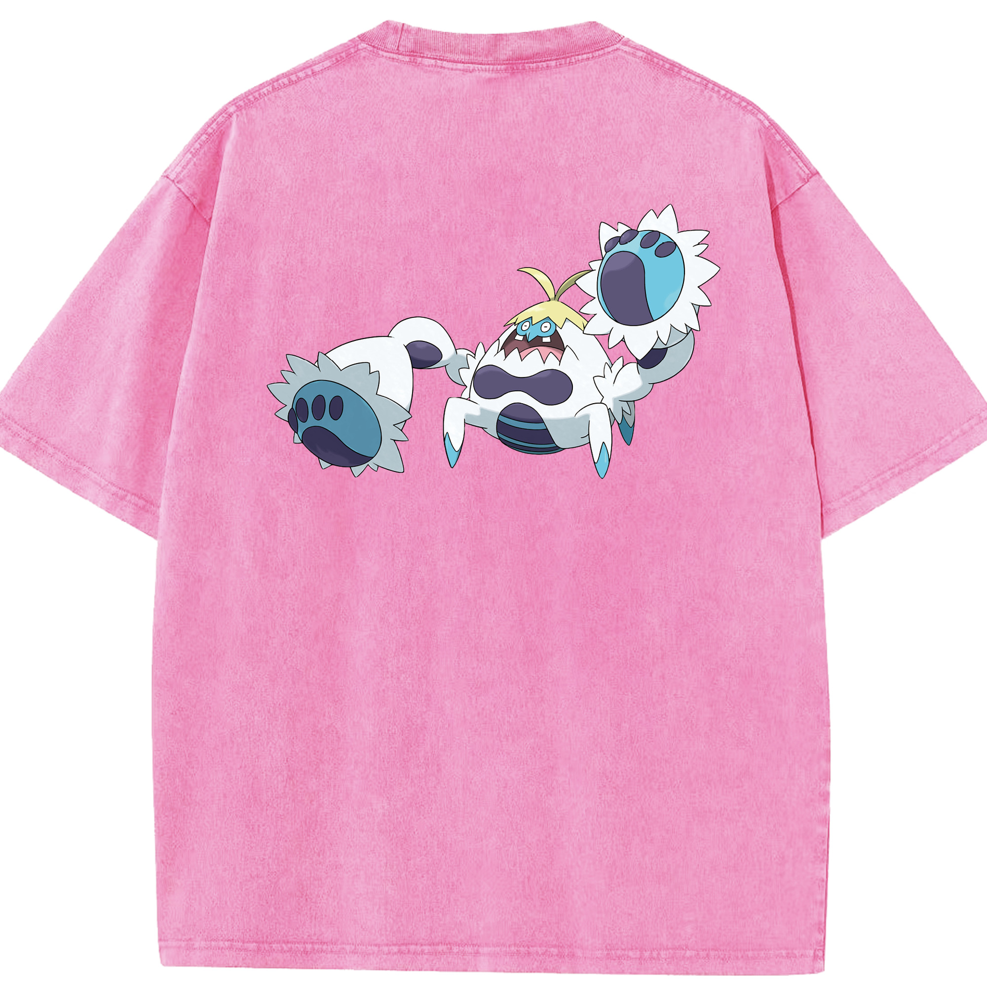 （画像用） ポケットモンスター Pokémon 綿100% ヴィンテージ風 半袖Tシャツ（背面プリント）